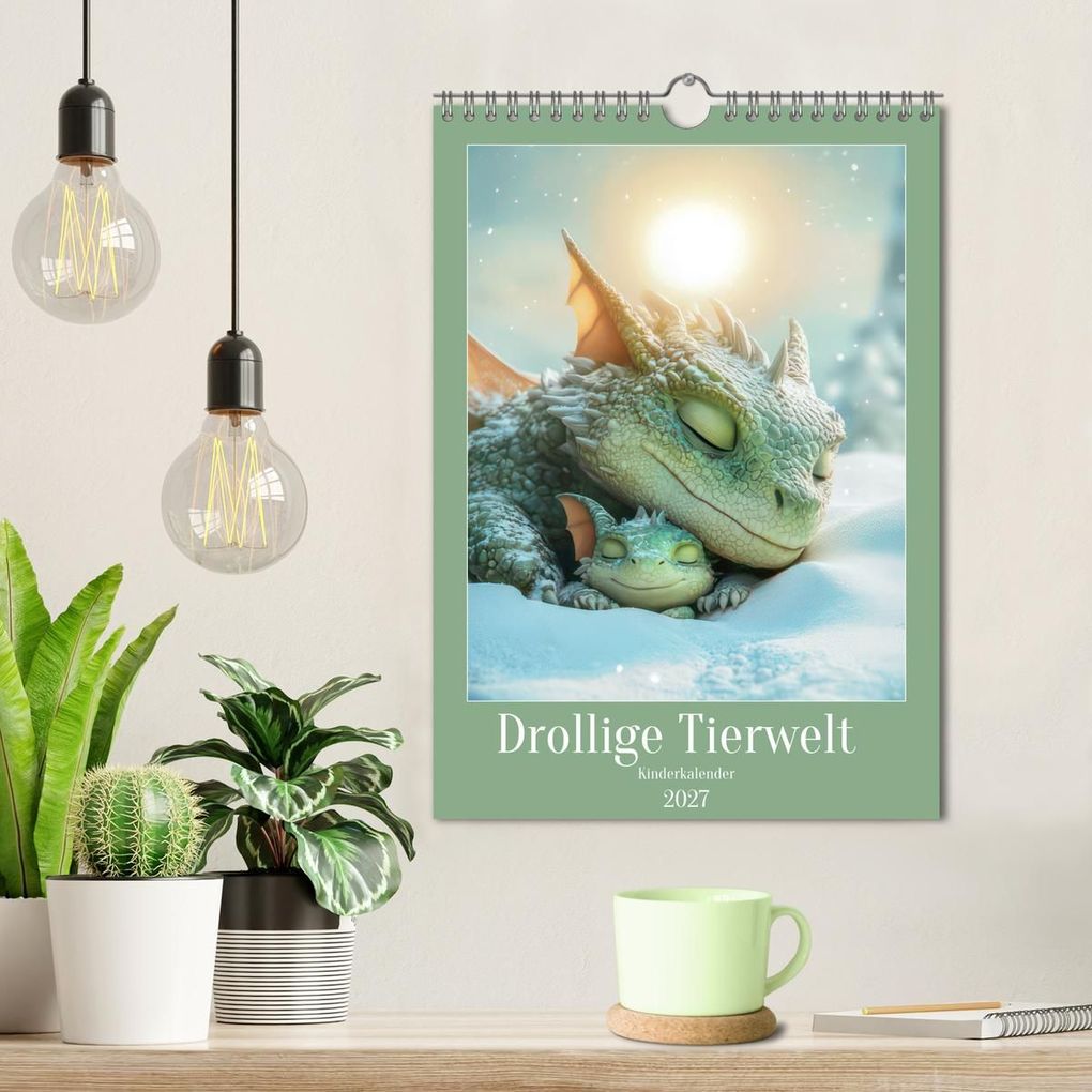 Weitere Ansicht: Drollige Tierwelt - Kinderkalender (Wandkalender 2027 DIN A4 hoch), CALVENDO Monatskalender | Liselotte Brunner-Klaus, Calvendo