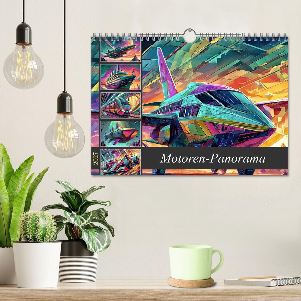 Weitere Ansicht: Motoren-Panorama (Wandkalender 2027 DIN A4 quer), CALVENDO Monatskalender | Werner Braun, Calvendo