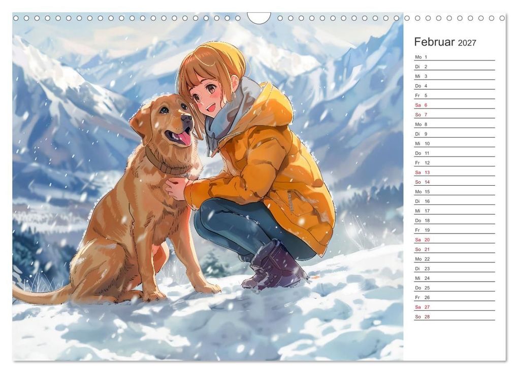Weitere Ansicht: Anime-Freunde - Terminplaner mit niedlichen Tierfreundschaften (Wandkalender 2027 DIN A3 quer), CALVENDO Monatskalender | Anja Frost, Calvendo