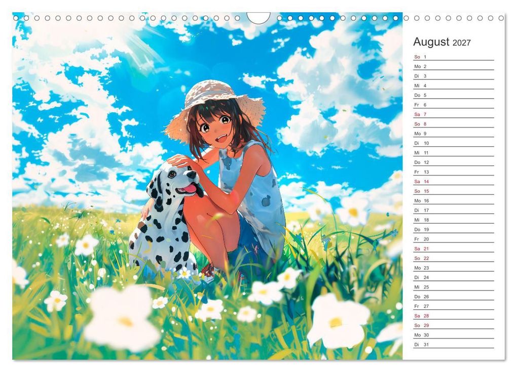Weitere Ansicht: Anime-Freunde - Terminplaner mit niedlichen Tierfreundschaften (Wandkalender 2027 DIN A3 quer), CALVENDO Monatskalender | Anja Frost, Calvendo