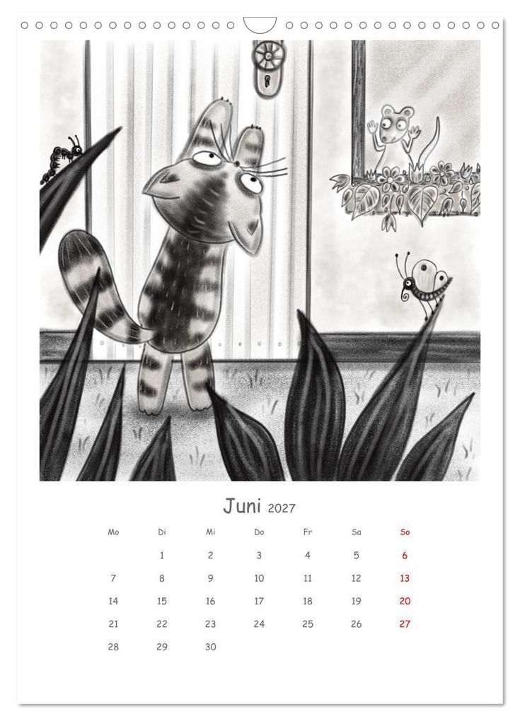 Weitere Ansicht: LEOPOLD DER DRITTE - Ein unglaublich liebenswerter Kater (Wandkalender 2027 DIN A3 hoch), CALVENDO Monatskalender | Danja Krampikowski, Calvendo