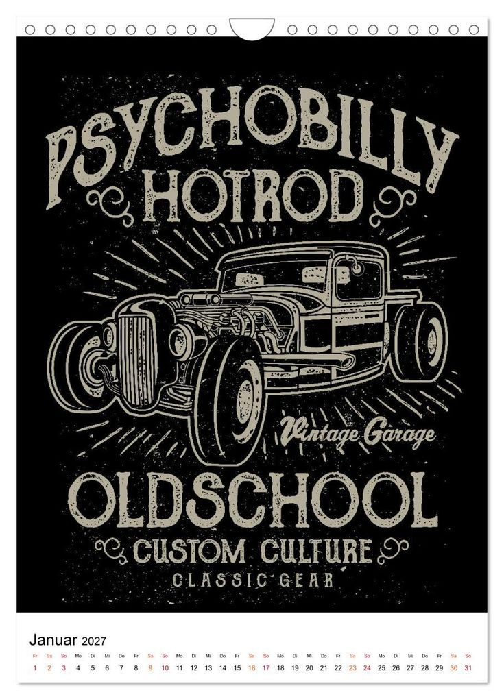 Weitere Ansicht: Automobile - nostalgische Poster (Wandkalender 2027 DIN A4 hoch), CALVENDO Monatskalender | Peter Roder, Calvendo