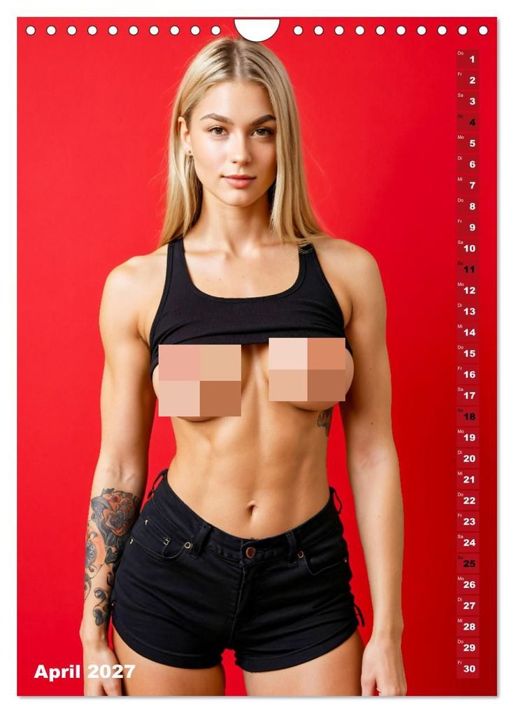Weitere Ansicht: NACKTE BRÜSTE - Unzensierte Frauen mit Tattoo (Wandkalender 2027 DIN A4 hoch), CALVENDO Monatskalender | MB Fotografie, Calvendo