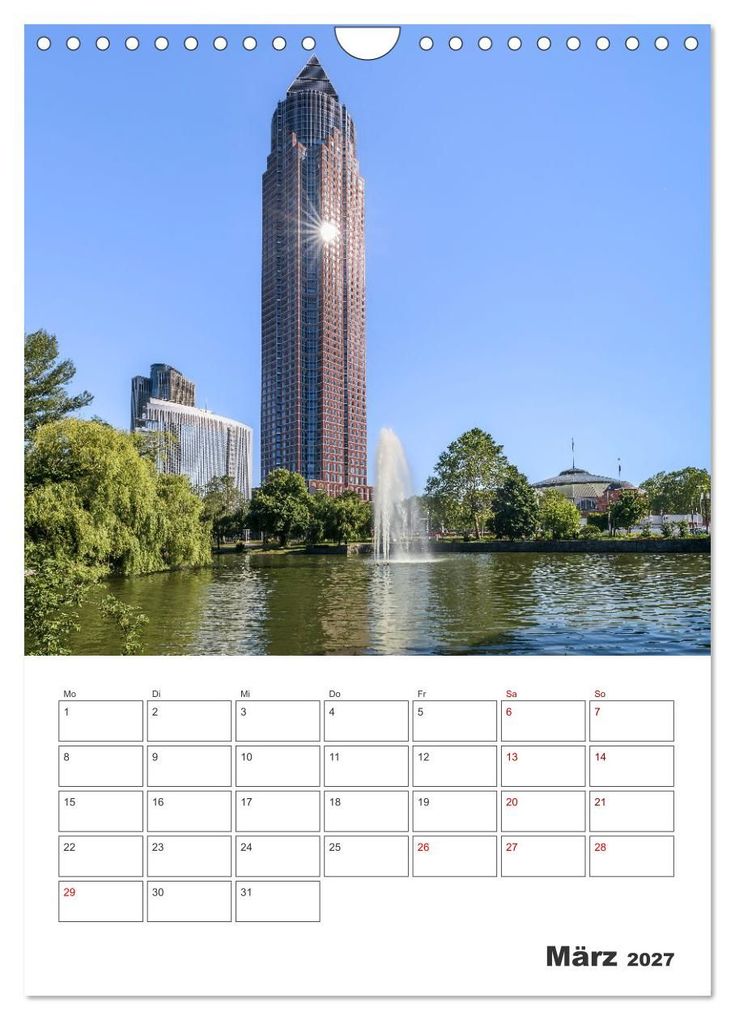 Weitere Ansicht: Frankfurt am Main - Impressionen aus der Finanzmetropole (Wandkalender 2027 DIN A4 hoch), CALVENDO Monatskalender | Dieter Meyer, Calvendo
