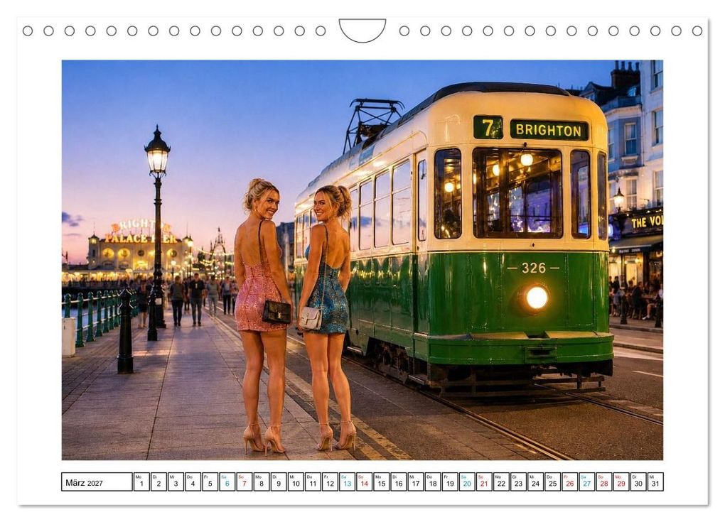 Weitere Ansicht: Mit der Tram unterwegs (Wandkalender 2027 DIN A4 quer), CALVENDO Monatskalender | Hpk Hpk, Calvendo, HPK