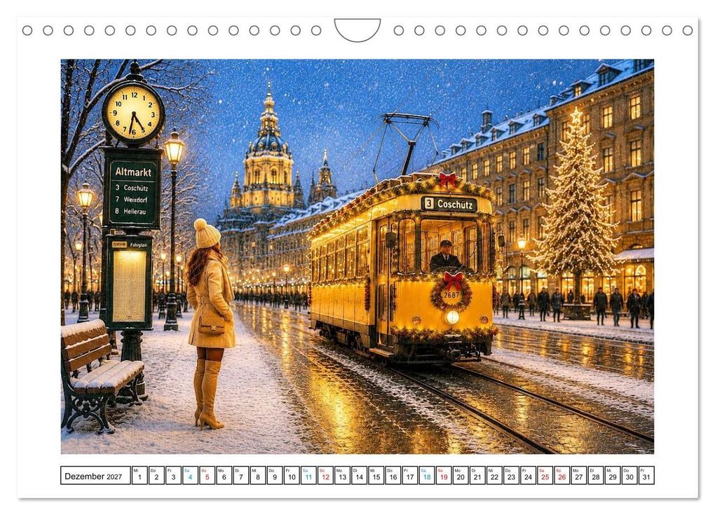 Weitere Ansicht: Mit der Tram unterwegs (Wandkalender 2027 DIN A4 quer), CALVENDO Monatskalender | Hpk Hpk, Calvendo, HPK