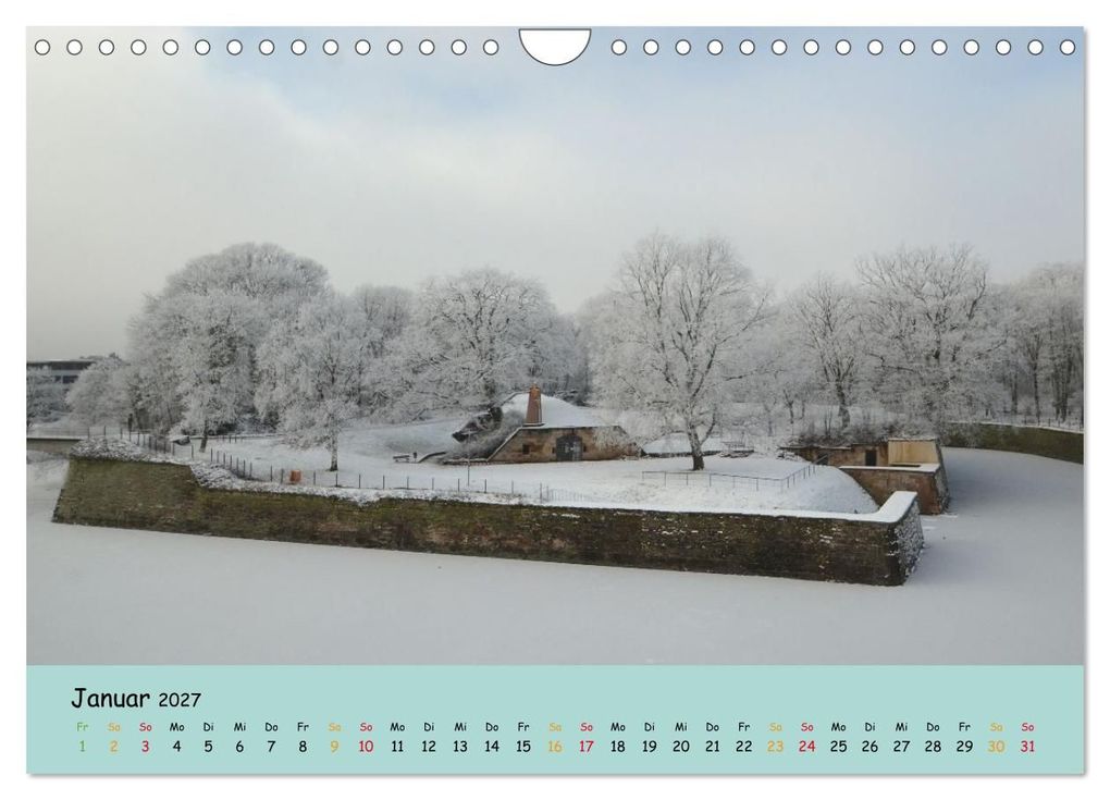 Weitere Ansicht: Saarlouis, die heimliche Hauptstadt des Saarlandes (Wandkalender 2027 DIN A4 quer), CALVENDO Monatskalender | Rufotos, Calvendo