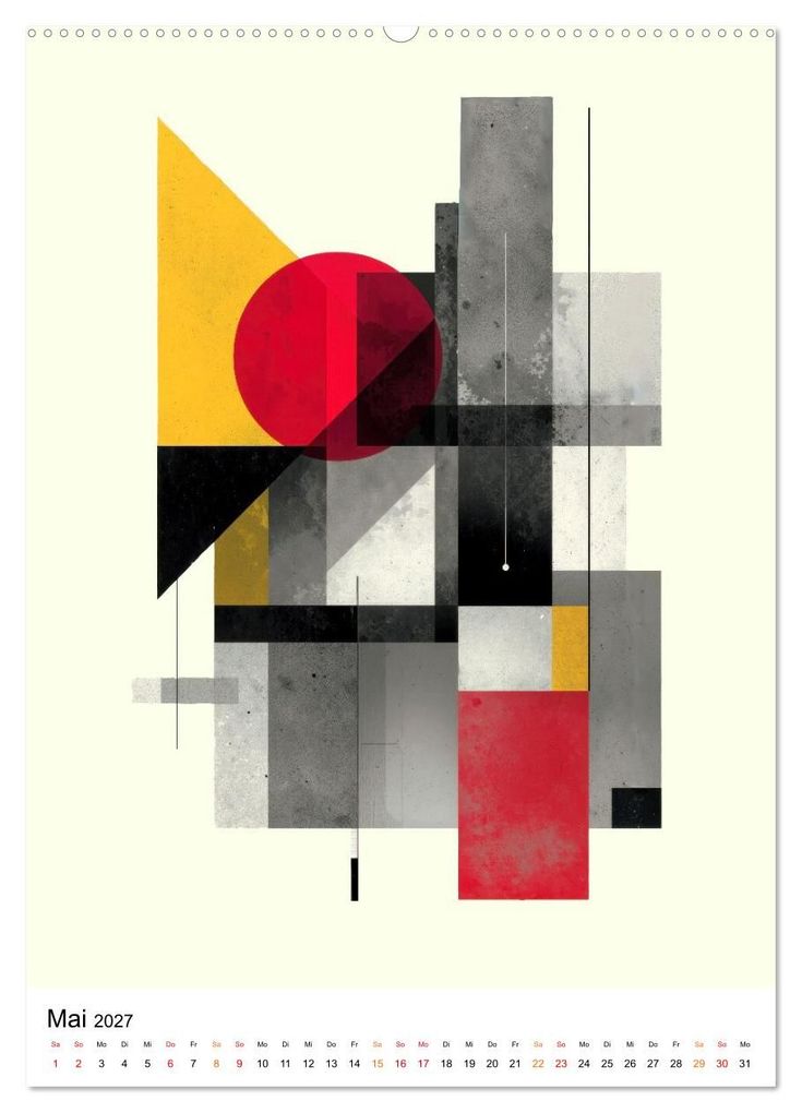 Weitere Ansicht: Bauhaus Re:Vision (Wandkalender 2027 DIN A2 hoch), CALVENDO Monatskalender | Meike und Peter Roder, Calvendo