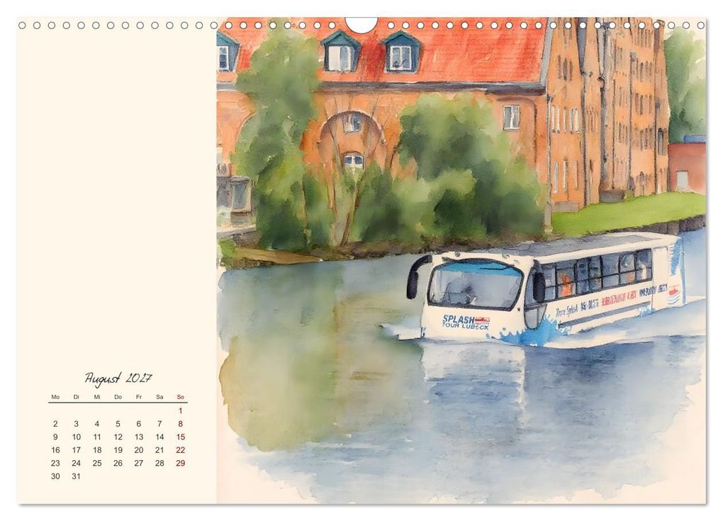 Weitere Ansicht: Historische Hansestadt Lübeck (Wandkalender 2027 DIN A3 quer), CALVENDO Monatskalender | Calvendo