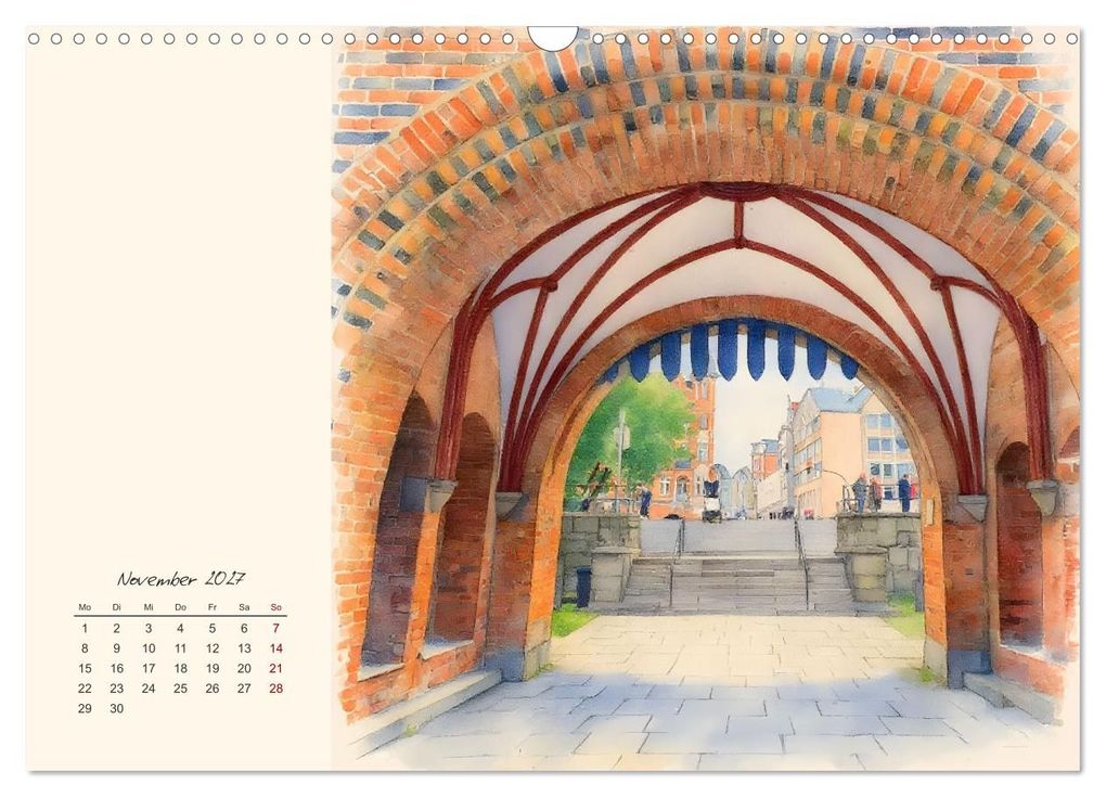 Weitere Ansicht: Historische Hansestadt Lübeck (Wandkalender 2027 DIN A3 quer), CALVENDO Monatskalender | Calvendo
