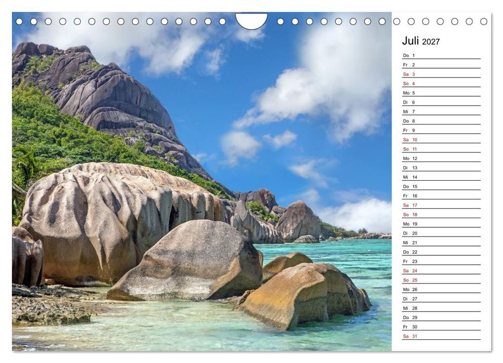 Weitere Ansicht: Seychellen: La Digue und Mahé - zwei Trauminseln (Wandkalender 2027 DIN A4 quer), CALVENDO Monatskalender | Thomas Bugdoll, Calvendo
