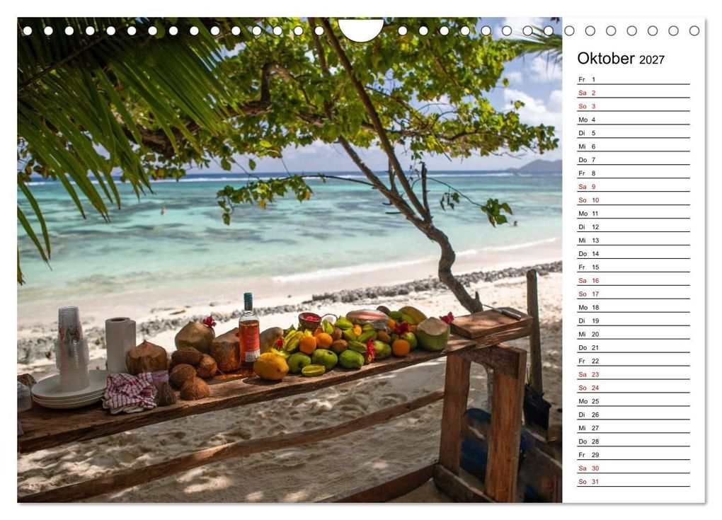 Weitere Ansicht: Seychellen: La Digue und Mahé - zwei Trauminseln (Wandkalender 2027 DIN A4 quer), CALVENDO Monatskalender | Thomas Bugdoll, Calvendo