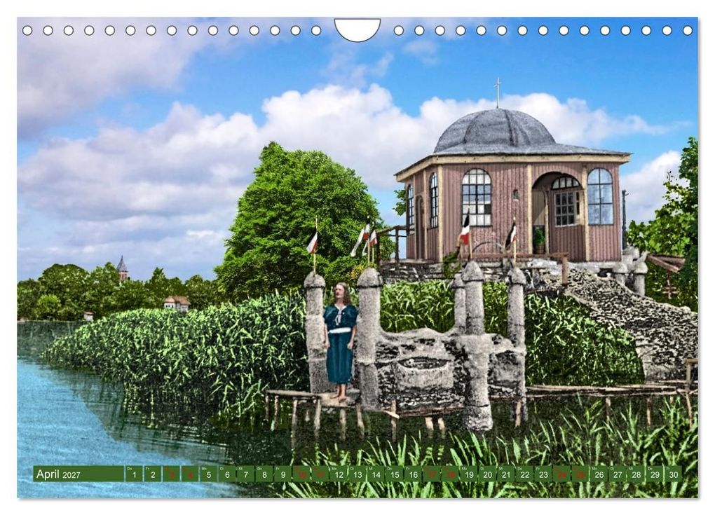 Weitere Ansicht: Altmark um 1900 - Orte zur Kaiserzeit in Farbe - kolorierte Fotografien (Wandkalender 2027 DIN A4 quer), CALVENDO Monatskalender | André Tetsch, Calvendo