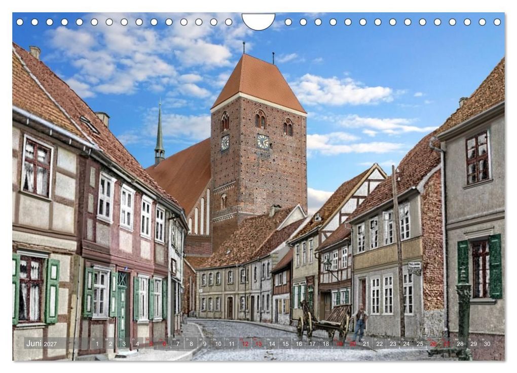 Weitere Ansicht: Altmark um 1900 - Orte zur Kaiserzeit in Farbe - kolorierte Fotografien (Wandkalender 2027 DIN A4 quer), CALVENDO Monatskalender | André Tetsch, Calvendo