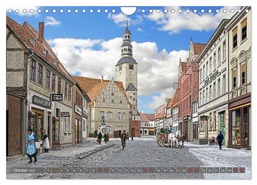 Weitere Ansicht: Altmark um 1900 - Orte zur Kaiserzeit in Farbe - kolorierte Fotografien (Wandkalender 2027 DIN A4 quer), CALVENDO Monatskalender | André Tetsch, Calvendo
