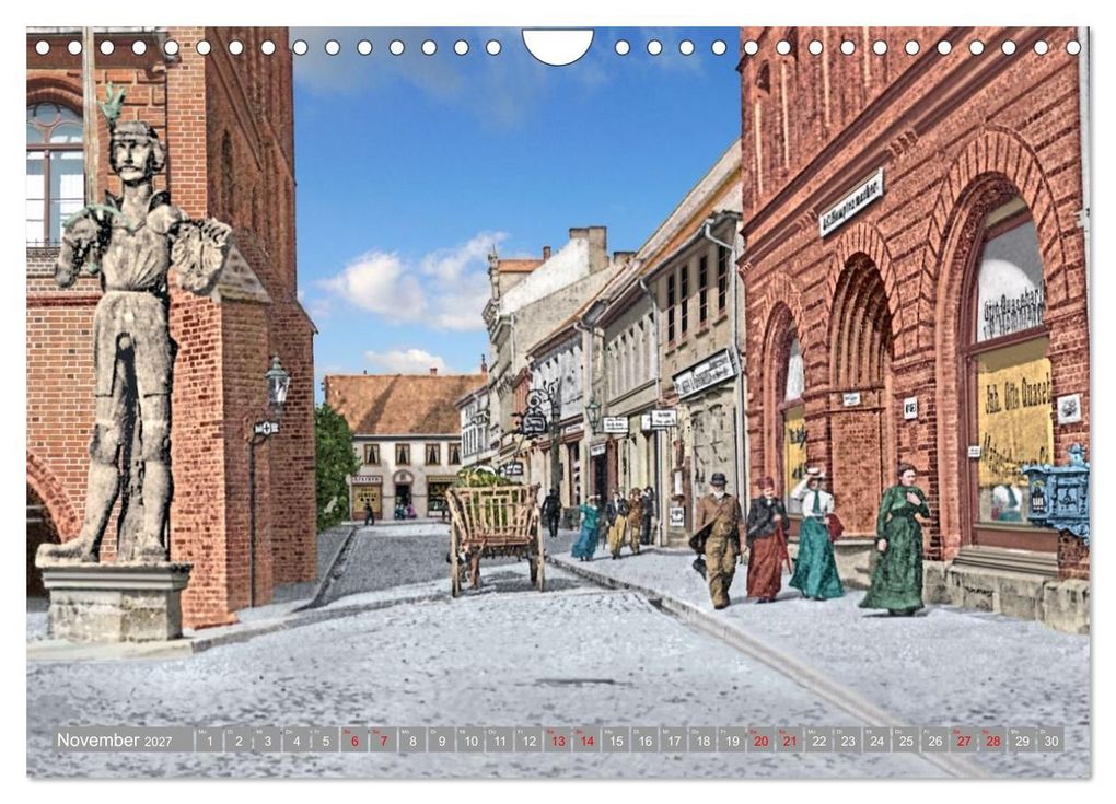 Weitere Ansicht: Altmark um 1900 - Orte zur Kaiserzeit in Farbe - kolorierte Fotografien (Wandkalender 2027 DIN A4 quer), CALVENDO Monatskalender | André Tetsch, Calvendo