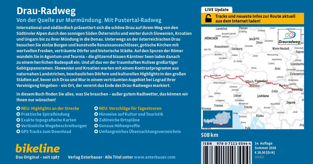 Weitere Ansicht: Drau-Radweg