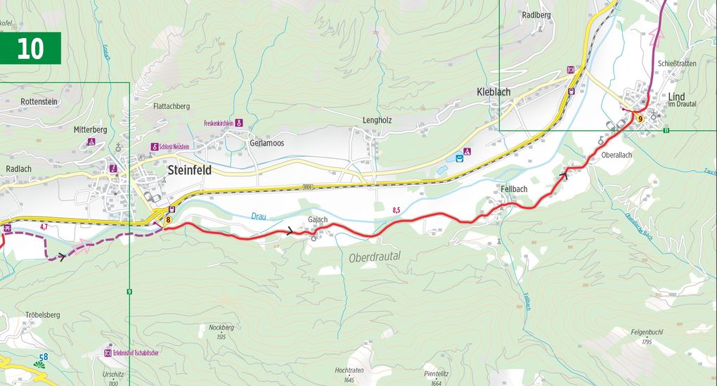 Weitere Ansicht: Drau-Radweg