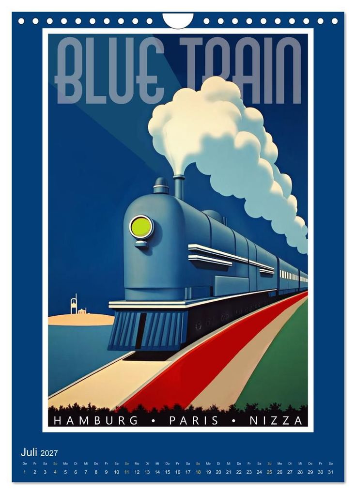 Weitere Ansicht: Art-Déco Vintage-Poster (Wandkalender 2027 DIN A4 hoch), CALVENDO Monatskalender | Werner Braun, Calvendo