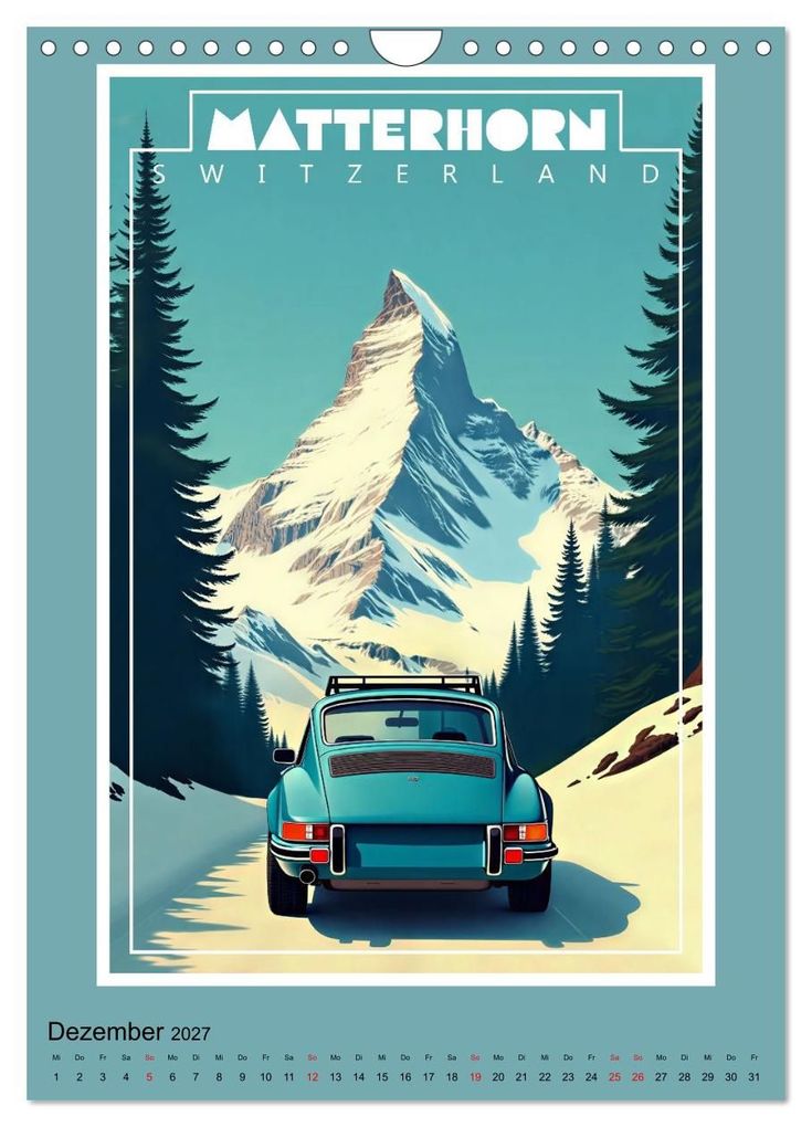 Weitere Ansicht: Art-Déco Vintage-Poster (Wandkalender 2027 DIN A4 hoch), CALVENDO Monatskalender | Werner Braun, Calvendo
