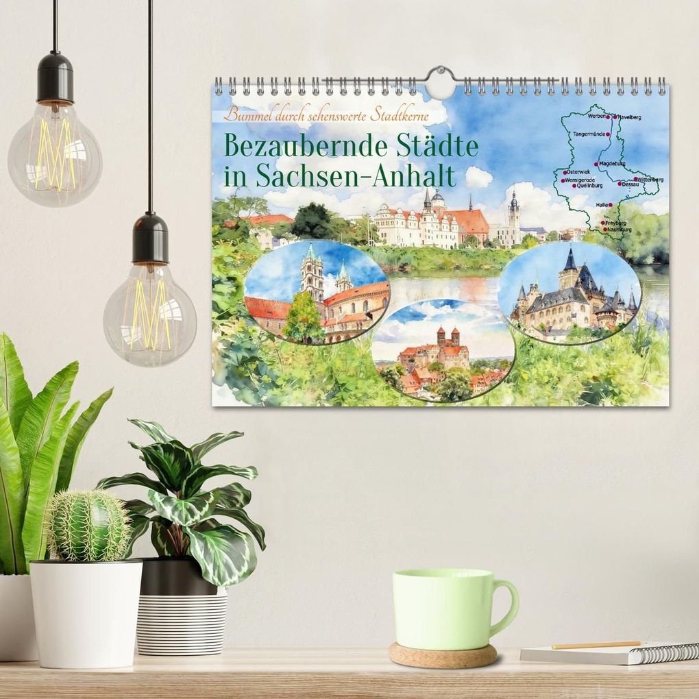 Weitere Ansicht: Bezaubernde Städte in Sachsen-Anhalt (Wandkalender 2027 DIN A4 quer), CALVENDO Monatskalender | Claudia Kleemann