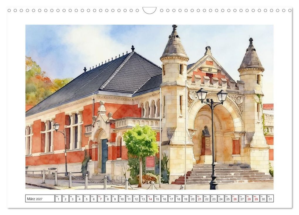 Weitere Ansicht: Bezaubernde Städte in Sachsen-Anhalt (Wandkalender 2027 DIN A3 quer), CALVENDO Monatskalender | Claudia Kleemann
