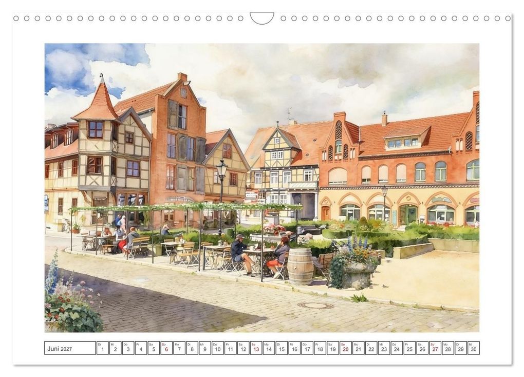 Weitere Ansicht: Bezaubernde Städte in Sachsen-Anhalt (Wandkalender 2027 DIN A3 quer), CALVENDO Monatskalender | Claudia Kleemann