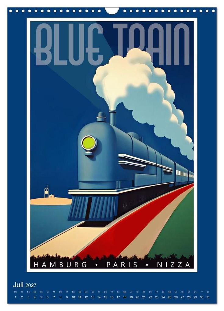 Weitere Ansicht: Art-Déco Vintage-Poster (Wandkalender 2027 DIN A3 hoch), CALVENDO Monatskalender | Werner Braun, Calvendo