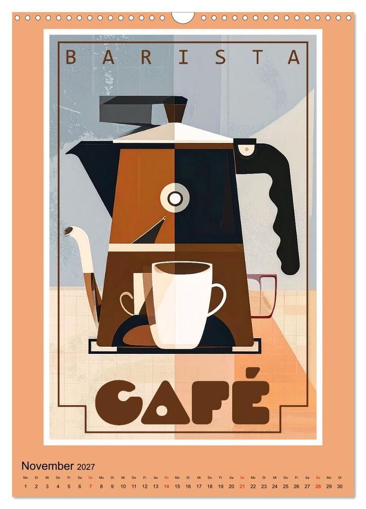 Weitere Ansicht: Art-Déco Vintage-Poster (Wandkalender 2027 DIN A3 hoch), CALVENDO Monatskalender | Werner Braun, Calvendo