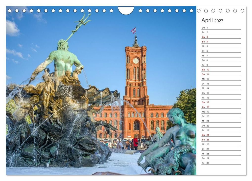 Weitere Ansicht: Berlin-Zentrum - Der Planer (Wandkalender 2027 DIN A4 quer), CALVENDO Monatskalender | Thomas Bugdoll, Calvendo