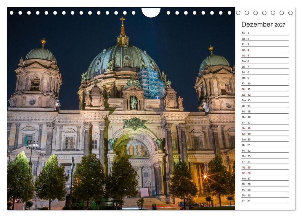 Weitere Ansicht: Berlin-Zentrum - Der Planer (Wandkalender 2027 DIN A4 quer), CALVENDO Monatskalender | Thomas Bugdoll, Calvendo