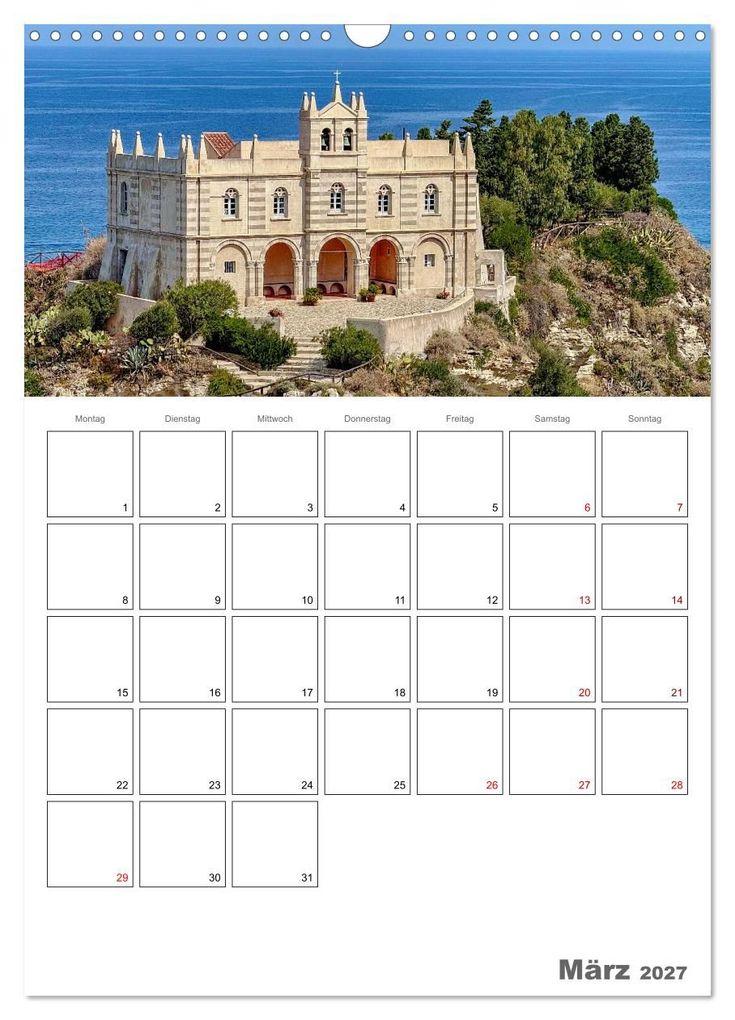 Weitere Ansicht: Italiens Schönheit - Terminplaner (Wandkalender 2027 DIN A3 hoch), CALVENDO Monatskalender | Dieter Meyer, Calvendo