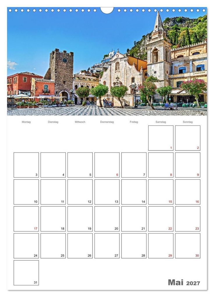 Weitere Ansicht: Italiens Schönheit - Terminplaner (Wandkalender 2027 DIN A3 hoch), CALVENDO Monatskalender | Dieter Meyer, Calvendo