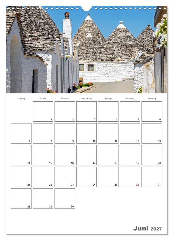 Weitere Ansicht: Italiens Schönheit - Terminplaner (Wandkalender 2027 DIN A3 hoch), CALVENDO Monatskalender | Dieter Meyer, Calvendo