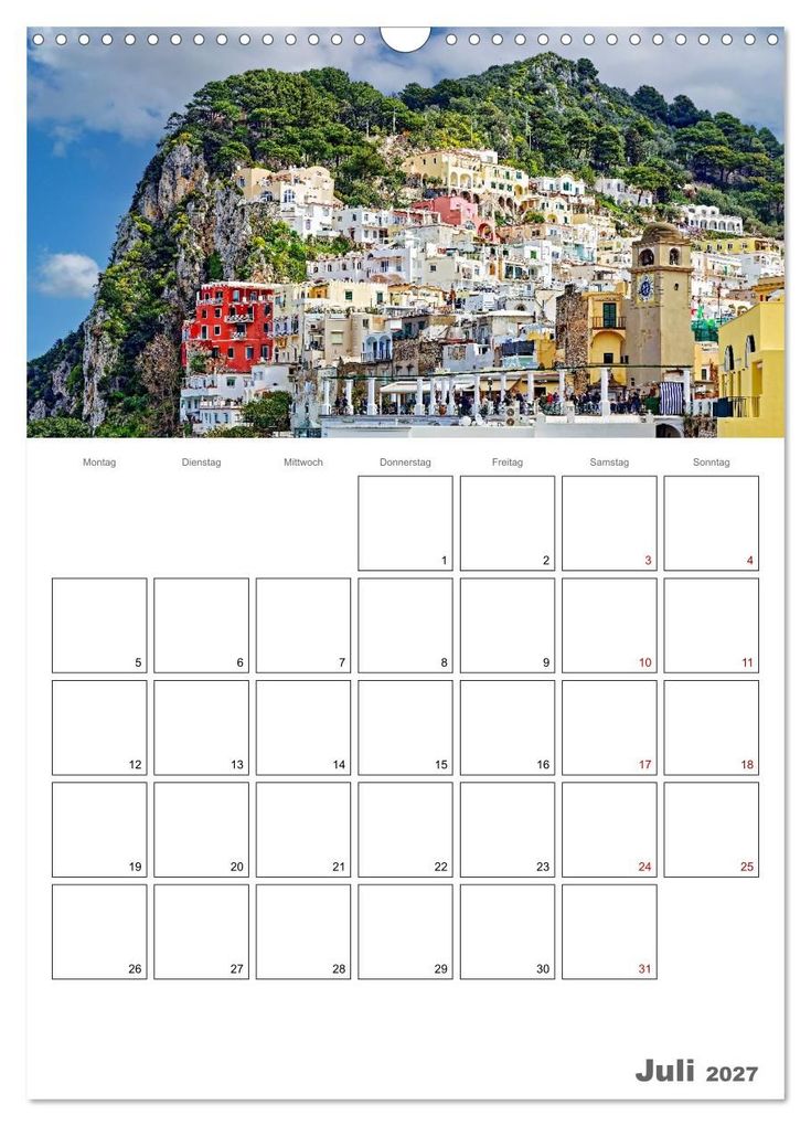 Weitere Ansicht: Italiens Schönheit - Terminplaner (Wandkalender 2027 DIN A3 hoch), CALVENDO Monatskalender | Dieter Meyer, Calvendo