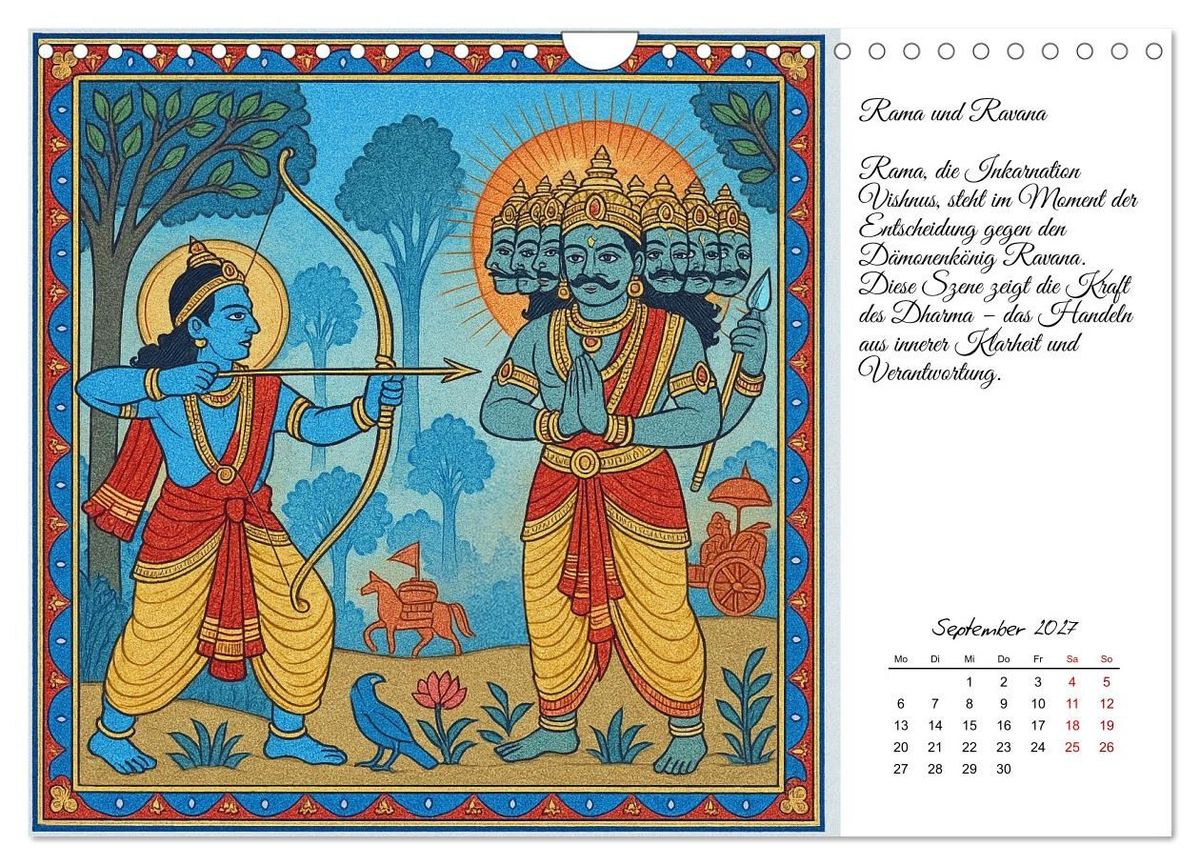Weitere Ansicht: Götterwelten des Hinduismus (Wandkalender 2027 DIN A4 quer), CALVENDO Monatskalender | Kerstin Waurick, Calvendo