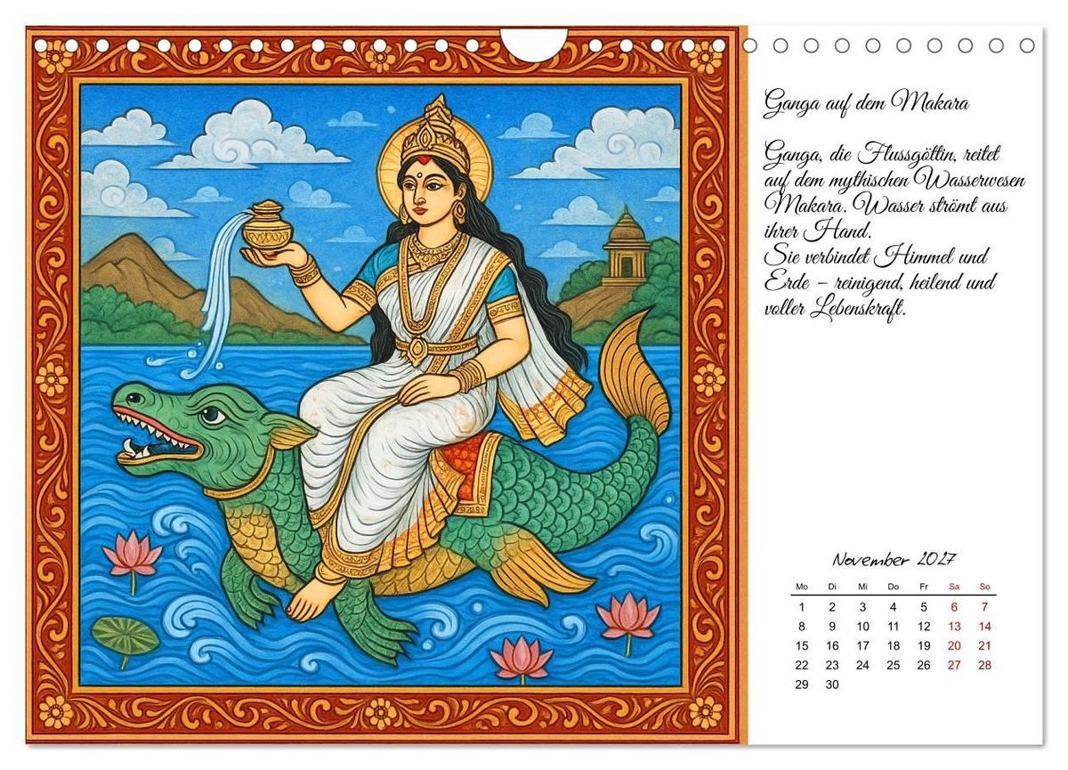 Weitere Ansicht: Götterwelten des Hinduismus (Wandkalender 2027 DIN A4 quer), CALVENDO Monatskalender | Kerstin Waurick, Calvendo