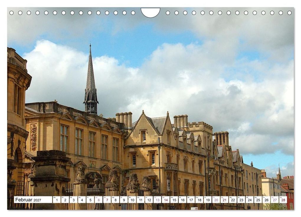 Weitere Ansicht: Oxford - die Harry Potter Stadt (Wandkalender 2027 DIN A4 quer), CALVENDO Monatskalender | Calvendo, ph