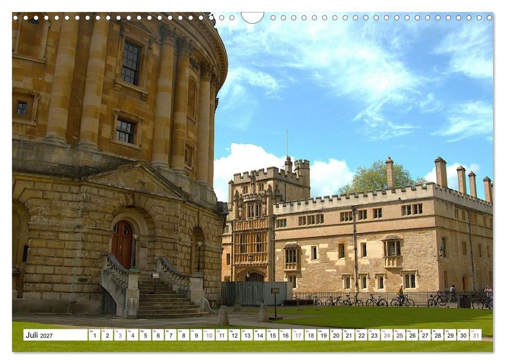 Weitere Ansicht: Oxford - die Harry Potter Stadt (Wandkalender 2027 DIN A3 quer), CALVENDO Monatskalender | Calvendo, ph
