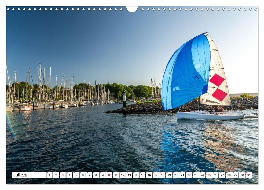 Weitere Ansicht: Faszination Segeln - An der Flensburger Förde (Wandkalender 2027 DIN A3 quer), CALVENDO Monatskalender | Calvendo, fotosvonlucke