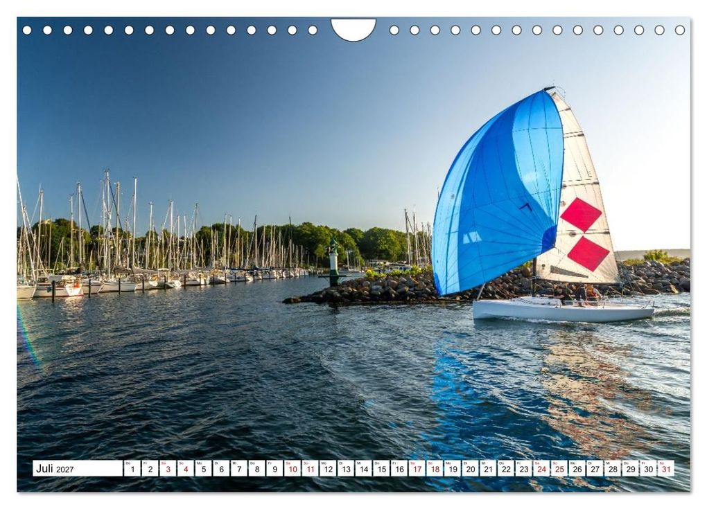 Weitere Ansicht: Faszination Segeln - An der Flensburger Förde (Wandkalender 2027 DIN A4 quer), CALVENDO Monatskalender | Calvendo, fotosvonlucke
