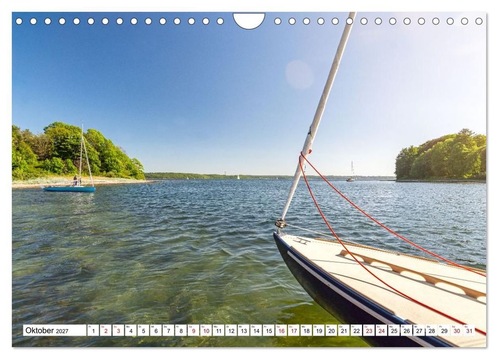Weitere Ansicht: Faszination Segeln - An der Flensburger Förde (Wandkalender 2027 DIN A4 quer), CALVENDO Monatskalender | Calvendo, fotosvonlucke