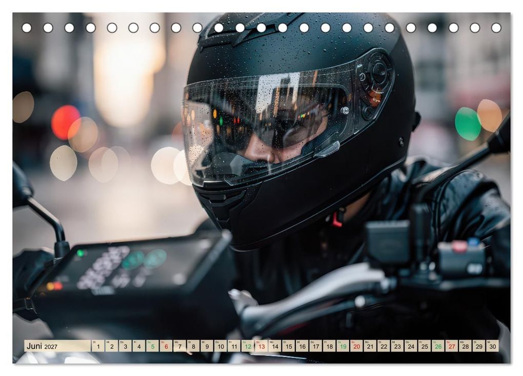 Weitere Ansicht: E-Motorrad-Biker (Tischkalender 2027 DIN A5 quer), CALVENDO Monatskalender | Torsten Irmer, Calvendo