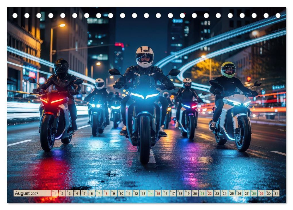 Weitere Ansicht: E-Motorrad-Biker (Tischkalender 2027 DIN A5 quer), CALVENDO Monatskalender | Torsten Irmer, Calvendo