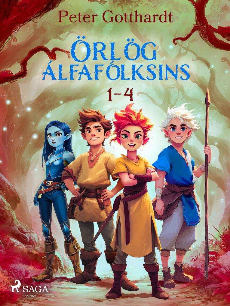 Produktbild: Örlög álfafólksins 1-4 | Peter Gotthardt