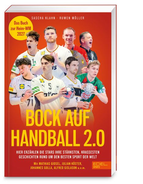 Produktbild: Bock auf Handball 2.0 - Das Buch zur Heim-WM | Sascha Klahn, Ruwen Möller