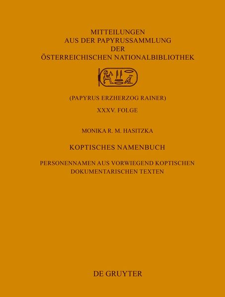 Produktbild: Koptisches Namenbuch | Monika R. M. Hasitzka