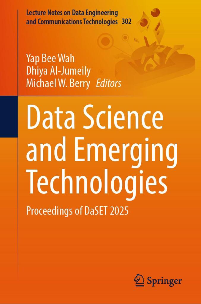Produktbild: Data Science and Emerging Technologies