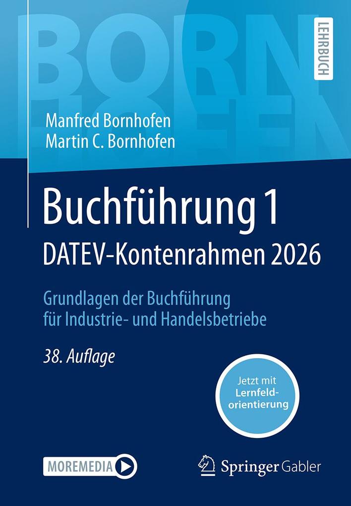 Produktbild: Buchführung 1 DATEV-Kontenrahmen 2026 | Manfred Bornhofen, Martin C. Bornhofen