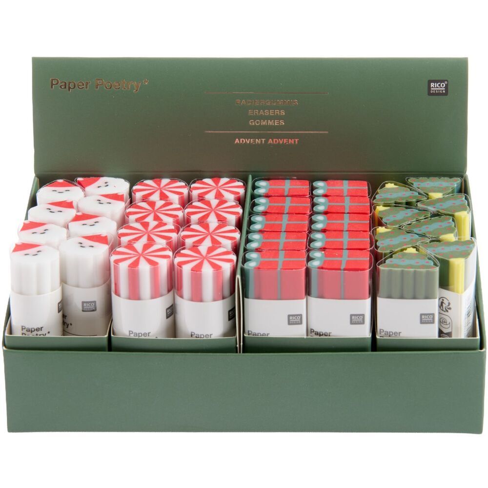 Weitere Ansicht: Radiergummi Display Advent, Advent